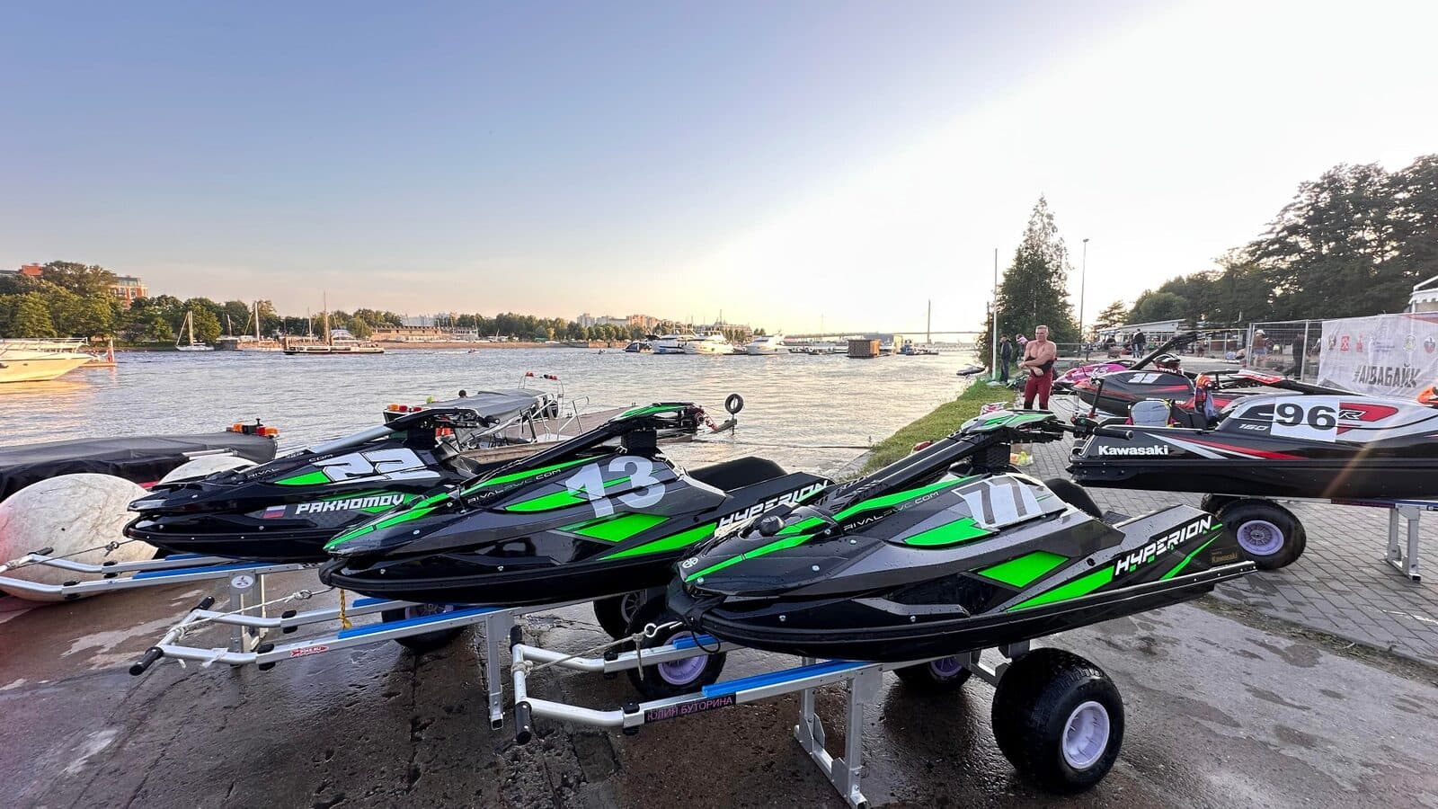 Флот Kawasaki Hyperion на соревнованиях